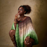 Breathe: A Free dress + Nude shorts + Footpiece (Earth tone color)