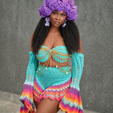 'Damilola' Beaded crochet top (Top Only)