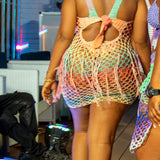 Meshy-fringe mini