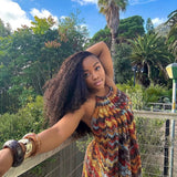 VJ boubou: Earth tone color