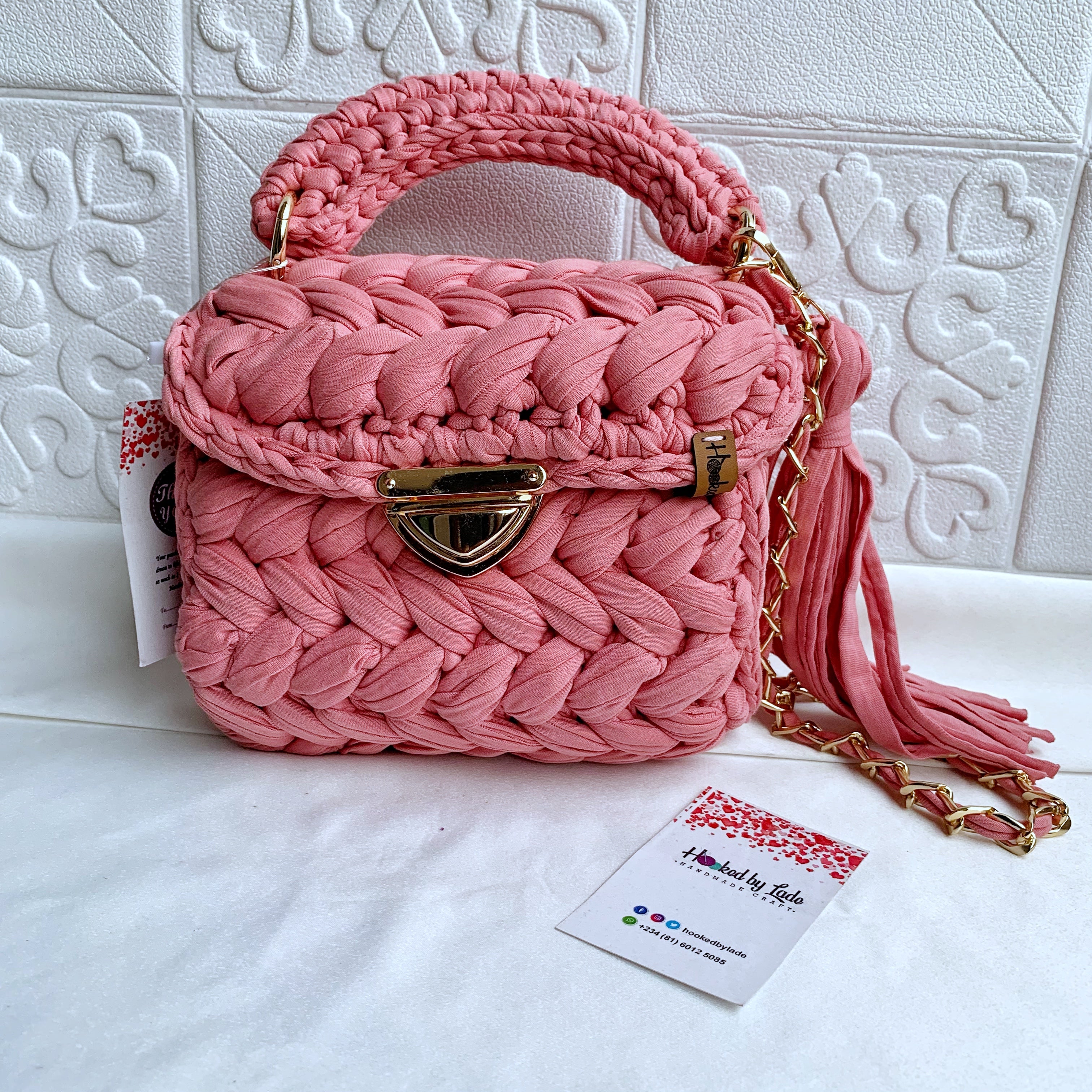 Clutch Crochet Bag | Comfort Crochet Bag | Hooked by Lade
