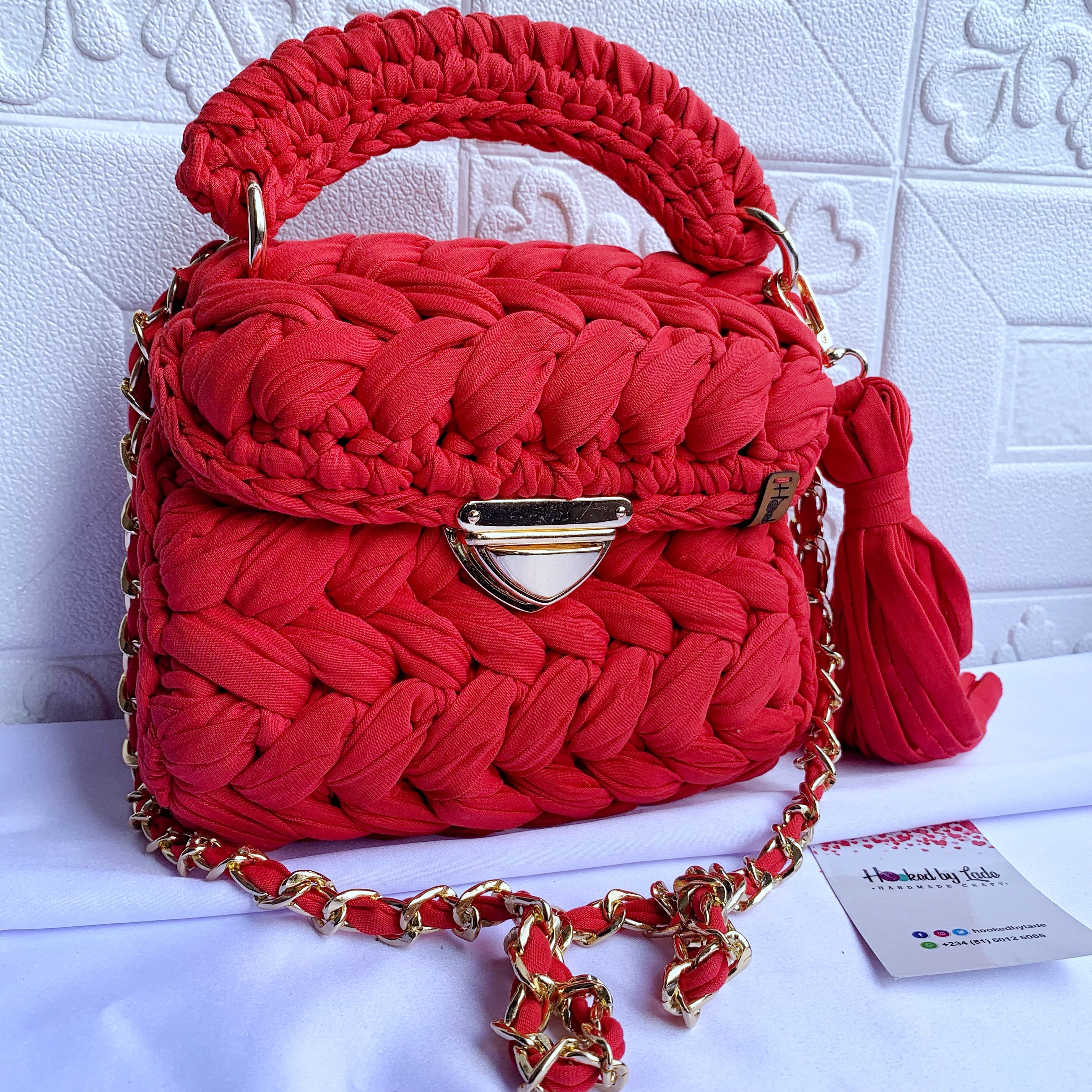 Clutch Crochet Bag | Comfort Crochet Bag | Hooked by Lade