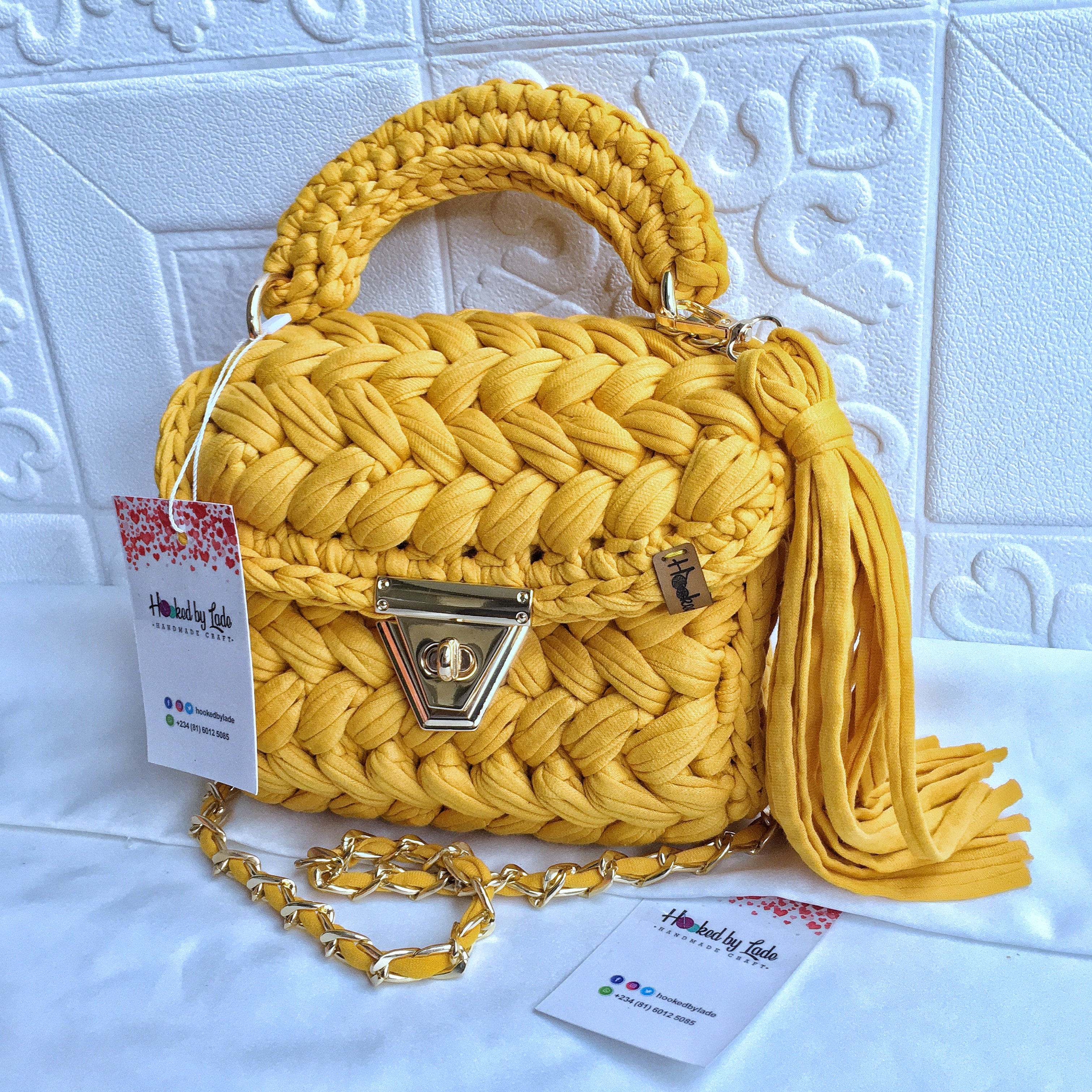 Clutch Crochet Bag | Comfort Crochet Bag | Hooked by Lade