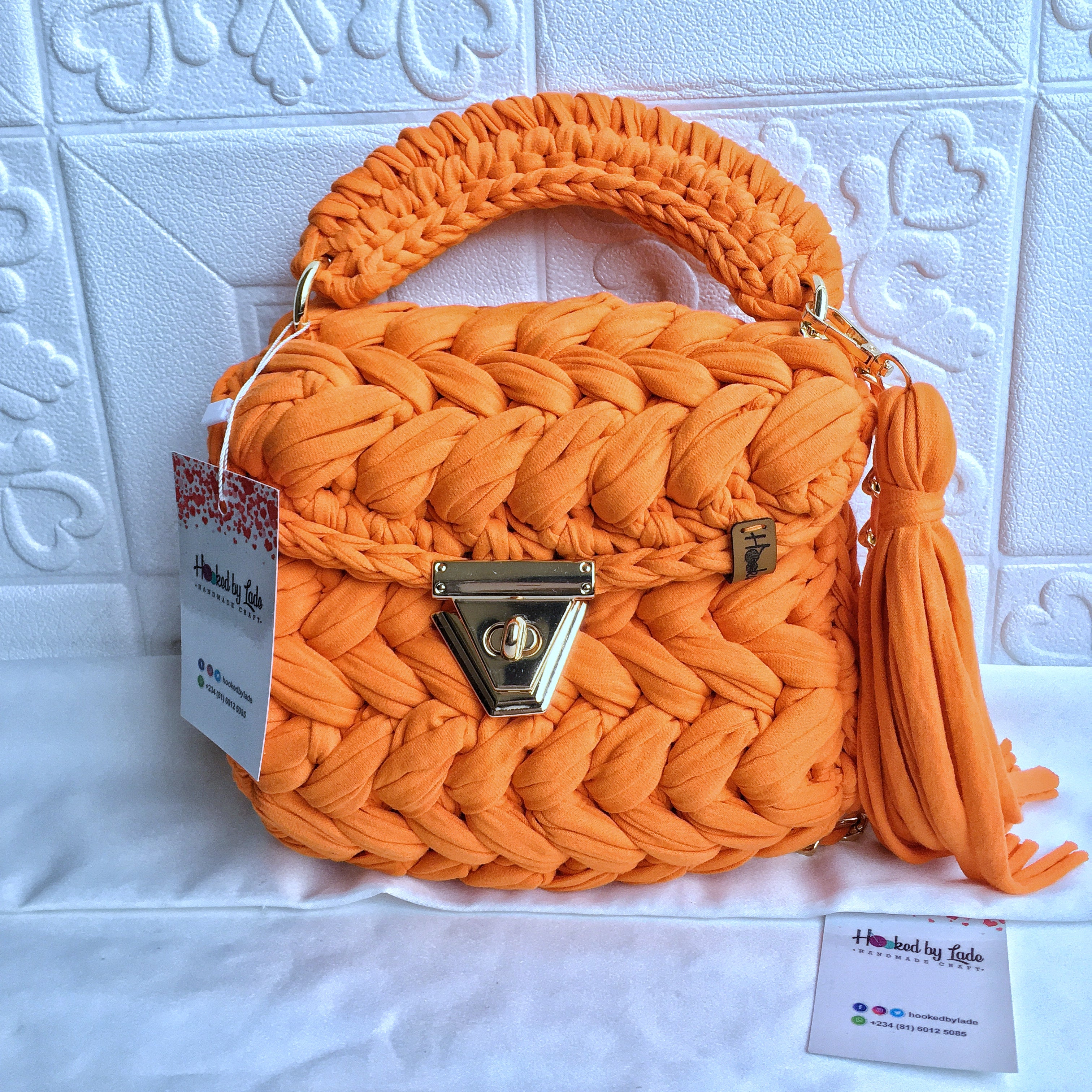 Clutch Crochet Bag | Comfort Crochet Bag | Hooked by Lade