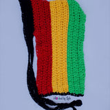 'Gèlè' Crochet Durag in Rasta colors