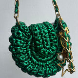 “Fola” Mini coin purse (Emerald Metallic)