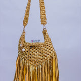 'Chauntel' boho bag in Gold