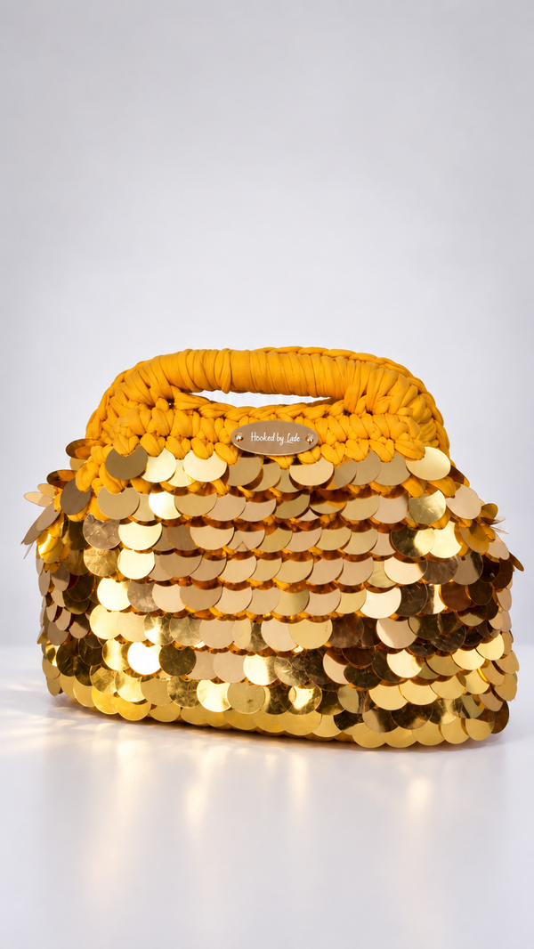 Golden Sequin clutch (Mini size) (Copy)