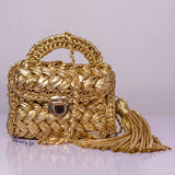 'Comfort' Golden Crochet Bag