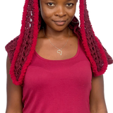 'Gèlè' Bunny Crochet Durag in Wine