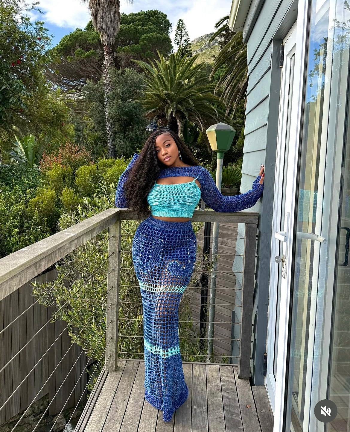 ‘XX’ Maxi mesh set with customizable initials (3 piece)