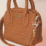 ‘Posi’ tote Crochet Bag in Tan (medium)