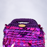 Royal Purple Sequin clutch (Mini size)