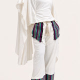 'Màdám' Aso Oke infused (Boubou top and pants only)