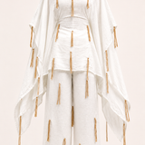'Màdám' Fringe (Boubou top and pants only)