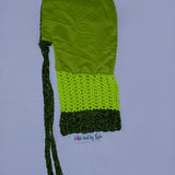 'Gèlè' Crochet Durag in Neon Green