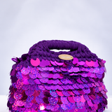 Royal Purple Sequin clutch (Mini size)