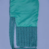'Gèlè' Crochet Durag in Bright Turquoise
