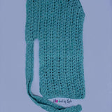 'Gèlè' Crochet Durag in Bright Turquoise