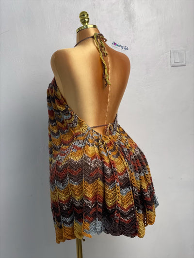 VJ boubou: Earth tone color