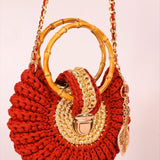 "Fola" custom autumn bag (bamboo handle)