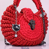 "Fola" Unspiked bag in Pepper Red 🌶️