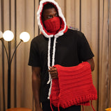 'Ember' hoodie set in Santa color (Detachable hoodie + jacket)