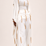 'Màdám' Fringe (Boubou top and pants only)
