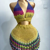 ‘Damilola’ set - Sleeveless alter top + Skort only