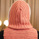 'Ember' hoodie set in salmon peach (Detachable hoodie + jacket)