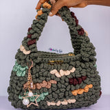 ‘Lizzy’ Crochet bag - Camouflage
