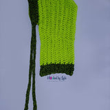 'Gèlè' Crochet Durag in Neon Green