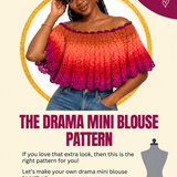 The Drama Blouse Mini