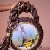 LAGOS Crochet board bag: Dánfó edition