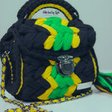 Jamaican flag themed ‘Comfort’ Crochet bag