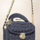 Black 'Comfort' Crochet Bag