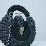 Round Crochet Bag | Stunning Crochet Bag | Hooked by Lade