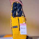 LAGOS Crochet board bag: Dánfó edition