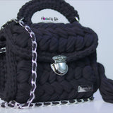 Black 'Comfort' Crochet Bag