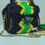 Jamaican flag themed ‘Comfort’ Crochet bag