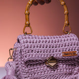 ‘Laolu’ Fling bag with double sided fringe