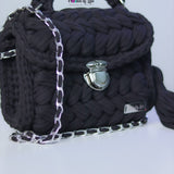 Black 'Comfort' Crochet Bag