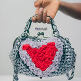‘Lade’ SHADOWED HEART Custom Party clutch