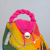 ‘Nana’ rainbow bucket bag (covered version)