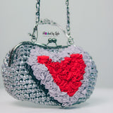 ‘Lade’ SHADOWED HEART Custom Party clutch