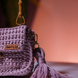 ‘Laolu’ Fling bag with double sided fringe