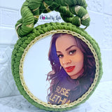 Custom Crochet Bag | Crochet Bag with Image | Hooked by Lade