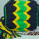 Jamaican flag themed ‘Comfort’ Crochet bag