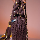 LAGOS Crochet board bag: Dánfó edition