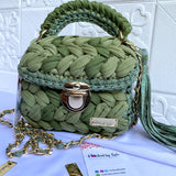 Comfort Crochet bag  - Camouflage mix